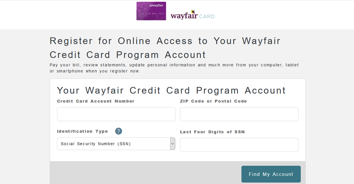 Walmart Credit Card payment